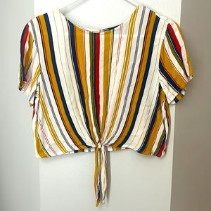 Forever 21 Striped Nice Top